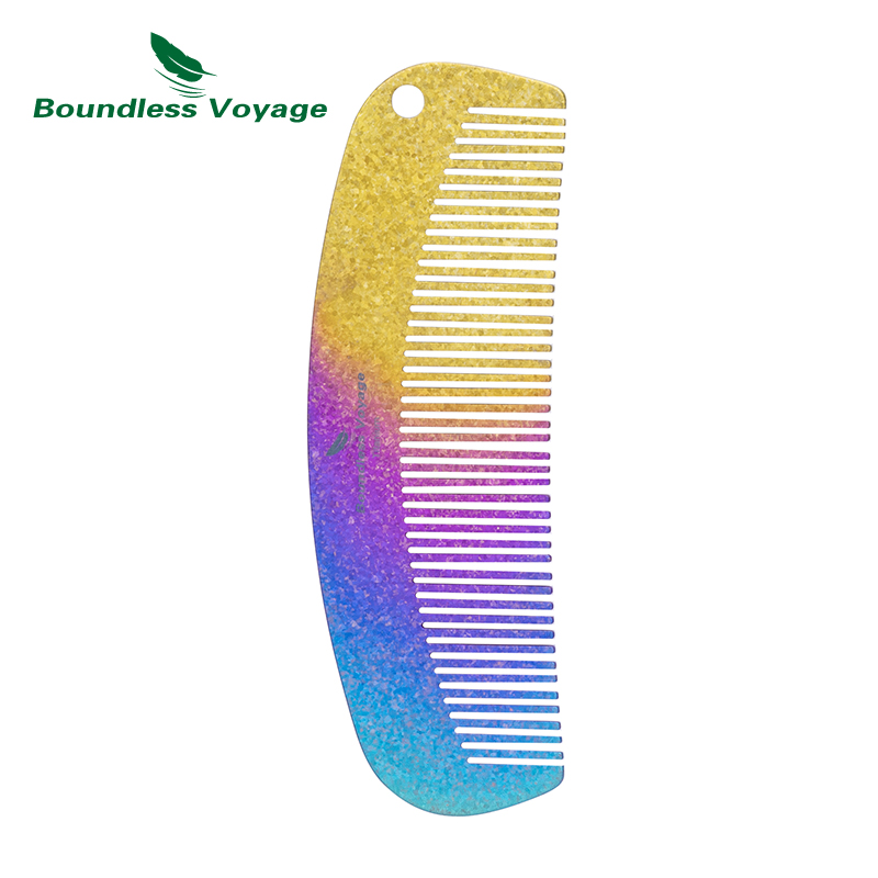 Comb Pocket Titanium - Boundless Voyage Titanium Comb for Hair