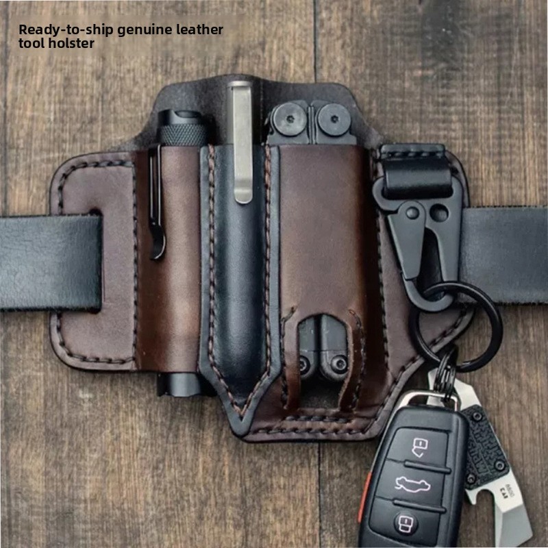 Leather EDC Tool Pouch Outdoor - đánh giá và giá Edc Carry Flashlight