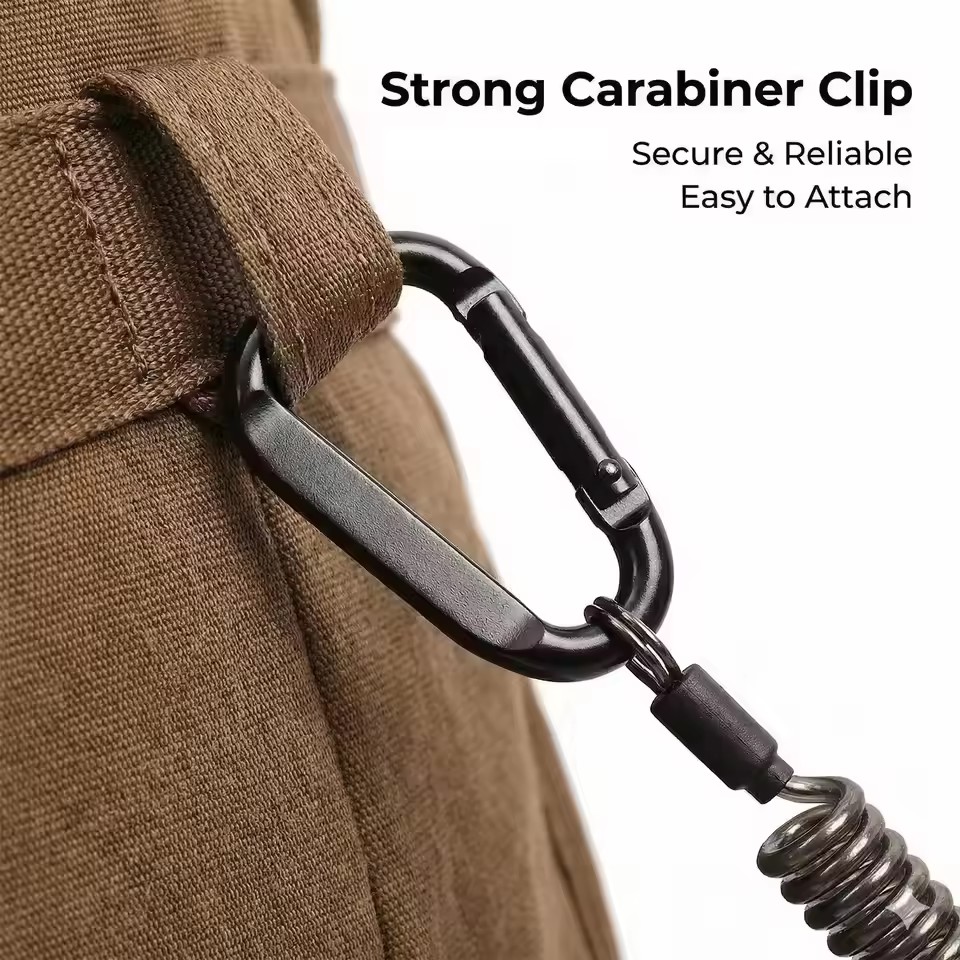Anti-Lost Flexible Phone Ropes - đánh giá và giá Carabiner Keychain