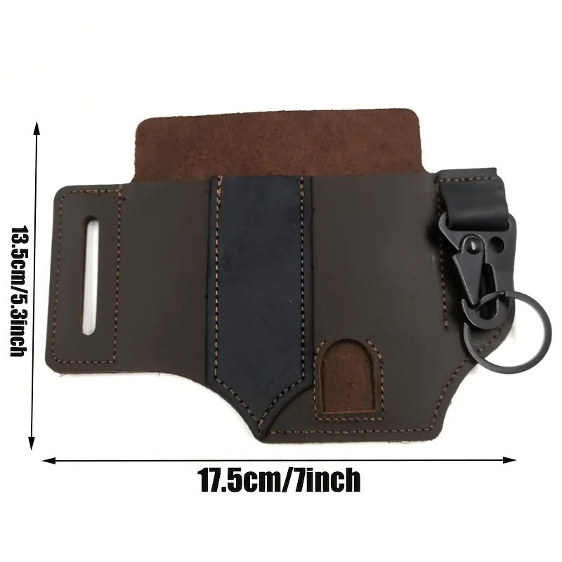 PU Leather EDC Belt Multitool  - đánh giá và giá Edc Carry Flashlight