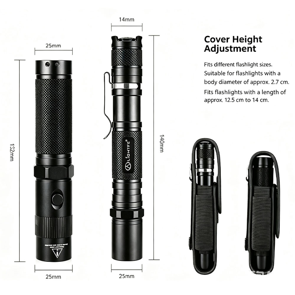 T309 Tactical Flashlight Pouch - đánh giá và giá Edc Carry Flashlight