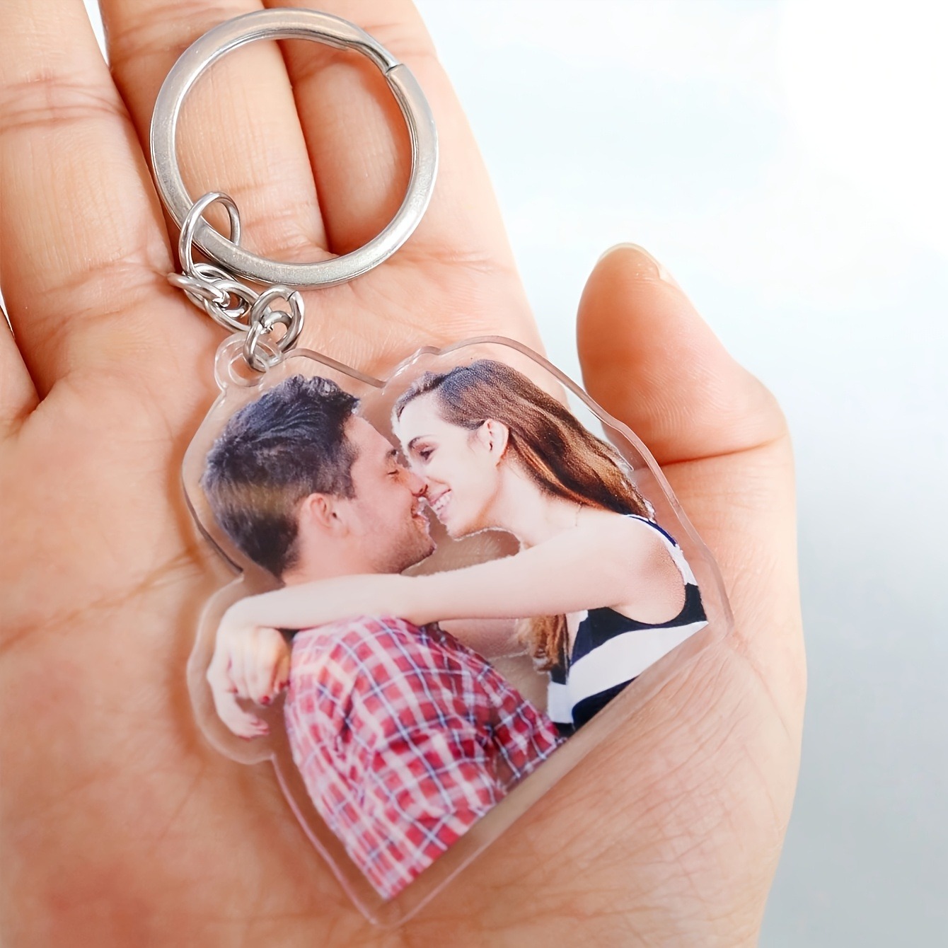 1 Custom Photo Acrylic Keychai - đánh giá và giá Carabiner Keychain